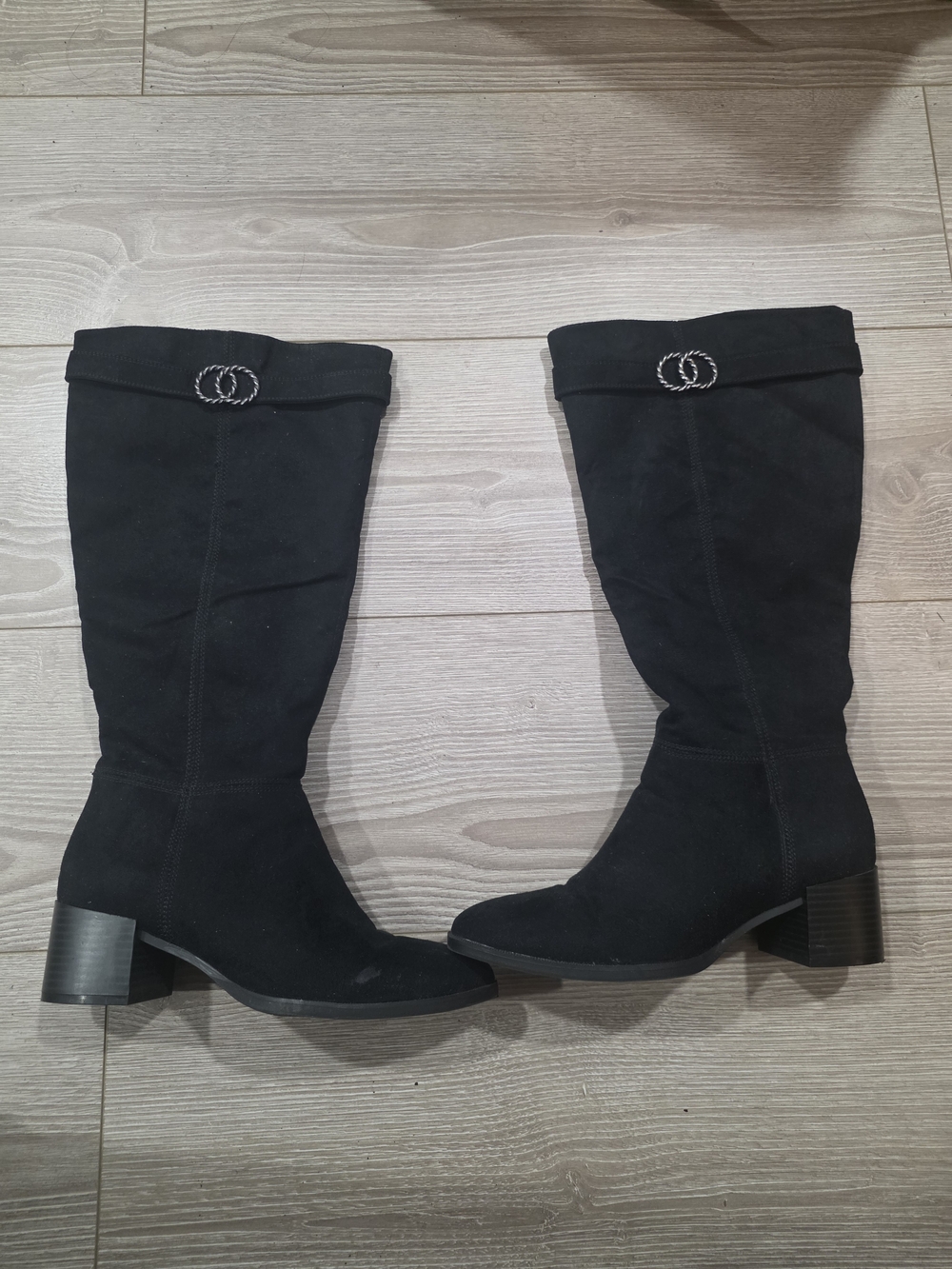 Women’s LifeStride Black Knee-High Suede Boots